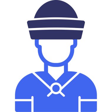 Düz biçimli Avatar insan simgesi