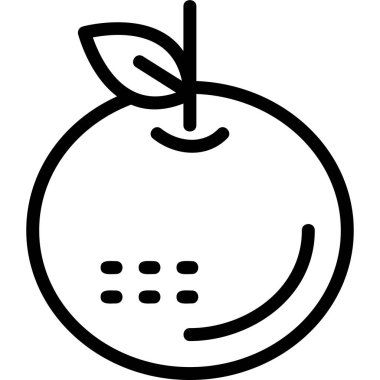 Meyve. Web simgesi basit tasarım