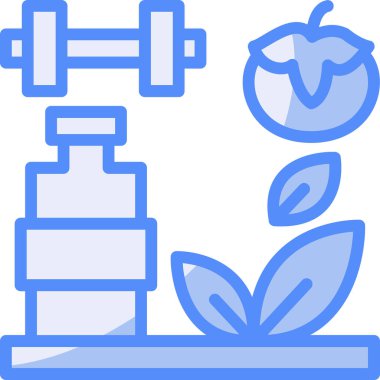 elma sağIıklı diyet simgesi - taslak biçimi