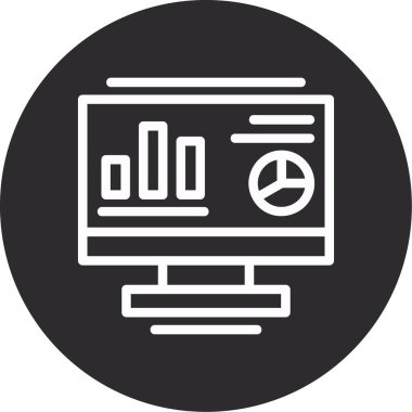 grafik modern simgesinin vektör illüstrasyonu