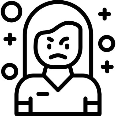 üzgün kişi simgesi, özet biçimi