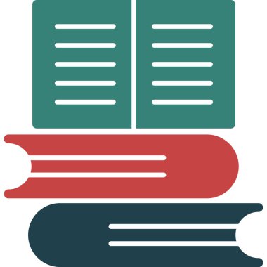 kitap simgesi vektör illüstrasyonu