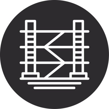 Modern simgenin vektör illüstrasyonu