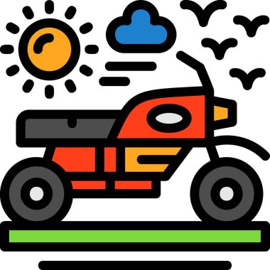 - Araba. Web simgesi basit illüstrasyon