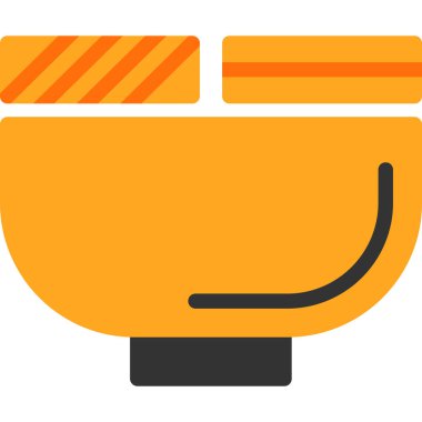 Mutfak gereçleri simgesi, vektör çizimi