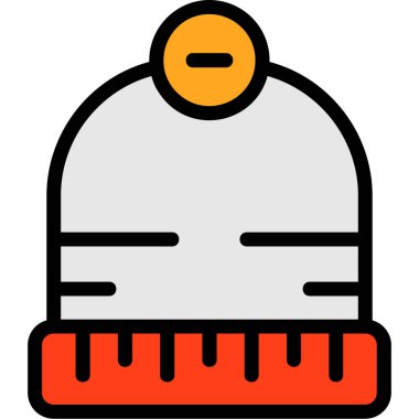 Sıcak sıcak simge ile doldurulmuş - taslak biçimi