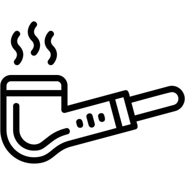 elektrik boru vektör çizgisi simgesi