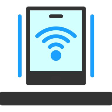 kablosuz kablosuz ağ simgesi, vektör illüstrasyon tasarımı