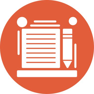 Belge simgesinin vektör illüstrasyonu