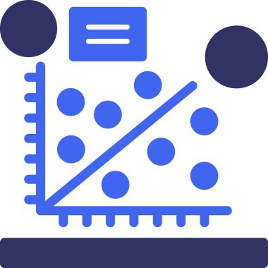 İş ve yönetim kategorisinde analitik analitik grafik simgesi