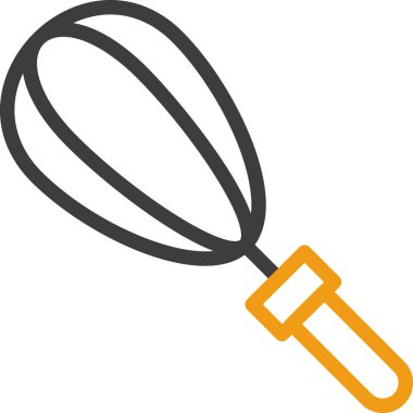 Mutfak çırpma, resimleme, beyaz arka planda vektör.