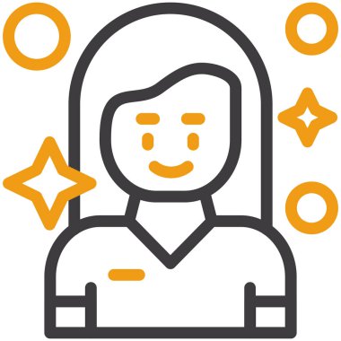 Müşteri memnuniyeti. Basit illüstrasyon