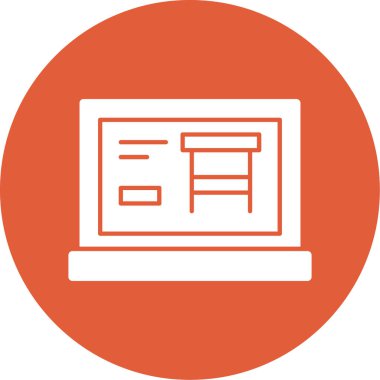 seo modern simgesinin vektör illüstrasyonu