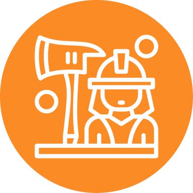 Miğfer. Web simgesi basit illüstrasyon