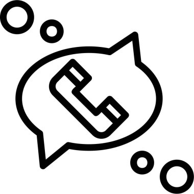 telefon simgesi, vektör illüstrasyonu