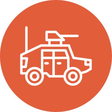 Araba modern simgesinin vektör illüstrasyonu