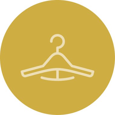 Askı. Web simgesi basit illüstrasyon