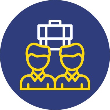 İnsan simgesinin vektör illüstrasyonu