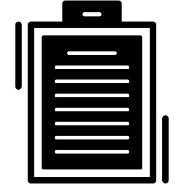 Belge. Web simgesi basit illüstrasyon