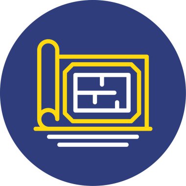 vektör lcd simgesi illüstrasyonu