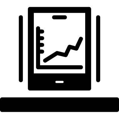 cep telefonu simgesi. Basit tasarım