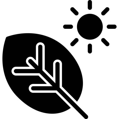 Güneş. Web simgesi basit illüstrasyon