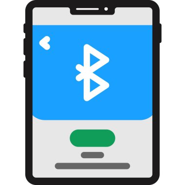 mobil uygulama simgesi, basit vektör illüstrasyonu