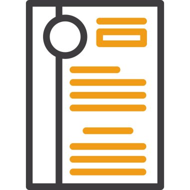 Belgenin vektör illüstrasyonu