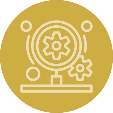 Modern simgenin vektör illüstrasyonu