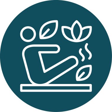 Ağaç simgesinin vektör illüstrasyonu