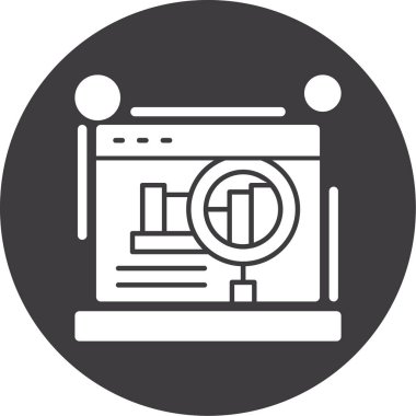 seo modern simgesinin vektör illüstrasyonu