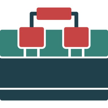 Bir kanepenin vektör illüstrasyonu