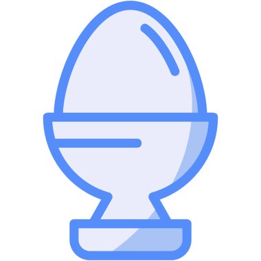 Yumurta. Web simgesi basit illüstrasyon