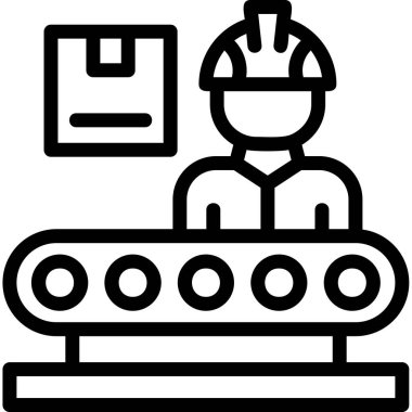 İnşaat. Web simgesi basit illüstrasyon