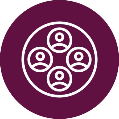 Seo simgesinin vektör illüstrasyonu, pazarlama kavramı.