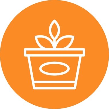 bitki simgesi vektör illüstrasyonu