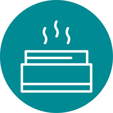 Gıda simgesinin vektör illüstrasyonu