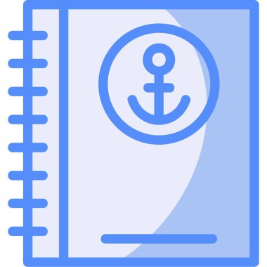 Not defteri. Web simgesi basit illüstrasyon