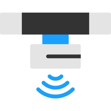 Hareket Sensörü Düz Simgesi, Vektör ResmiComment