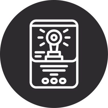 seo modern simgesinin vektör illüstrasyonu