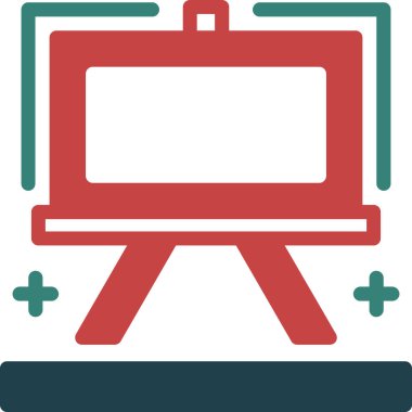 reklam reklam panosu simgesi doldurulmuş ana hatları biçiminde