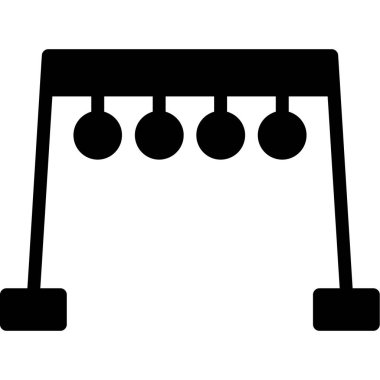 konser sahnesi simgesi, vektör illüstrasyonu