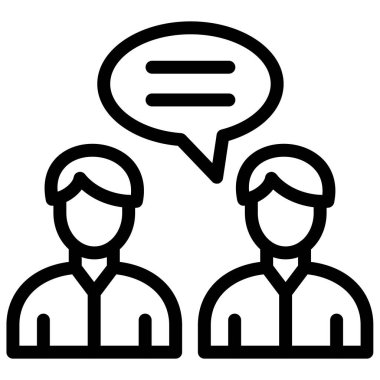 Müşteri hizmeti simgesi, vektör illüstrasyonu