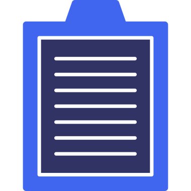 Belge. Web simgesi basit illüstrasyon