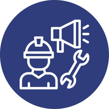 İnşaat. Web simgesi basit illüstrasyon