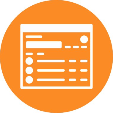 Belge simgesinin vektör illüstrasyonu