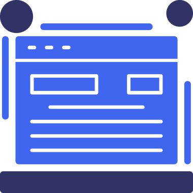 tarayıcı web simge vektör çizim