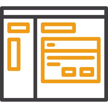 belge simgesi web vektör illüstrasyonu