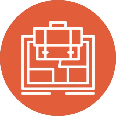 Modern simgenin vektör illüstrasyonu