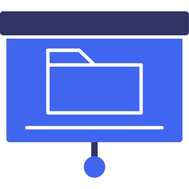 Dosya. Web simgesi basit illüstrasyon